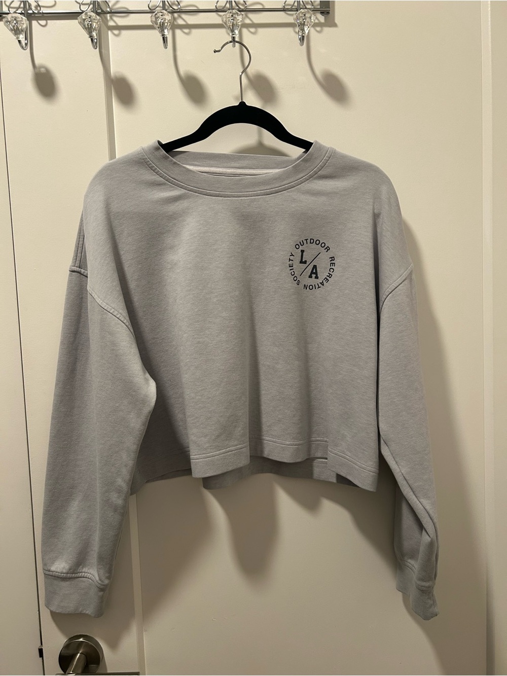 L A Outdoor Recreation Society Cropped Sweatshirt